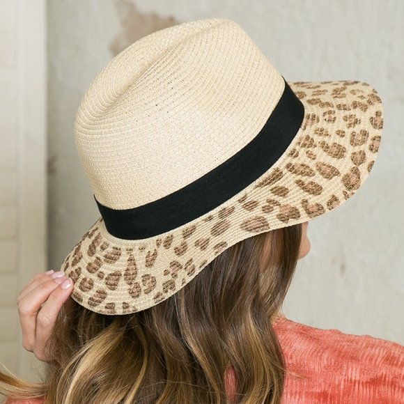 Dark Leopard Sunhat